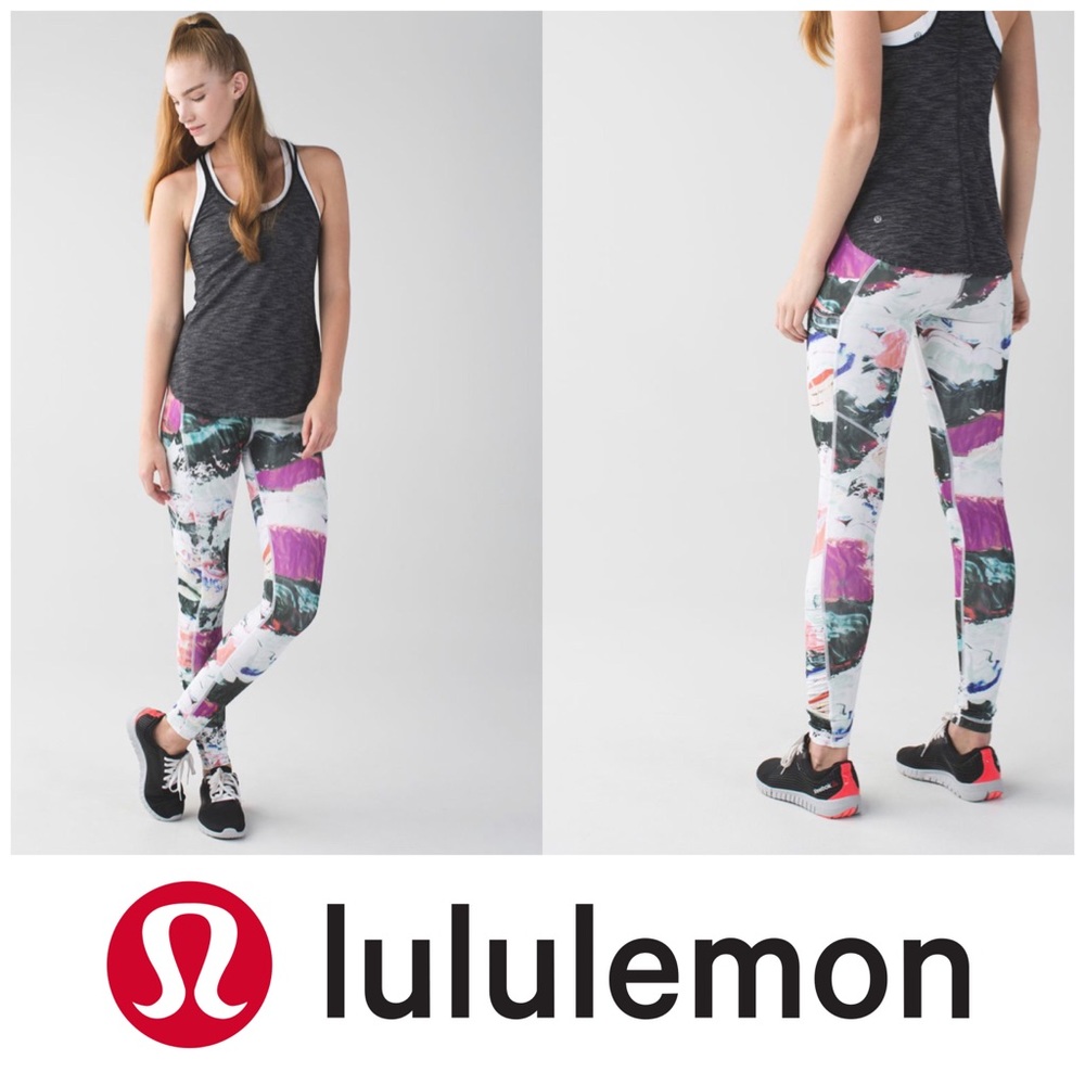 Lululemon speed tight III Luxtreme pigment wave
